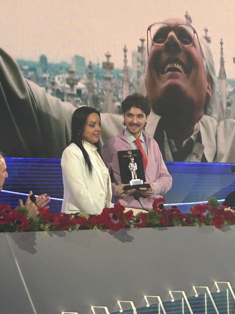 Alain a Sanremo Premio Jannacci